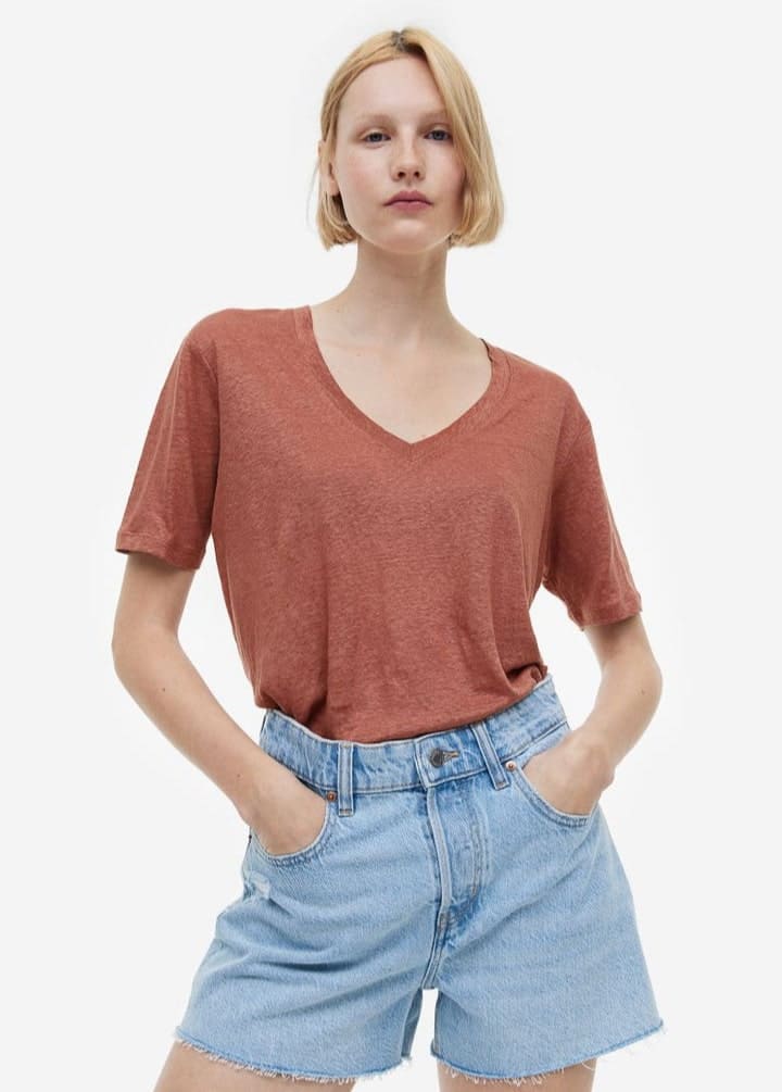 Ribbed Turtleneck Top